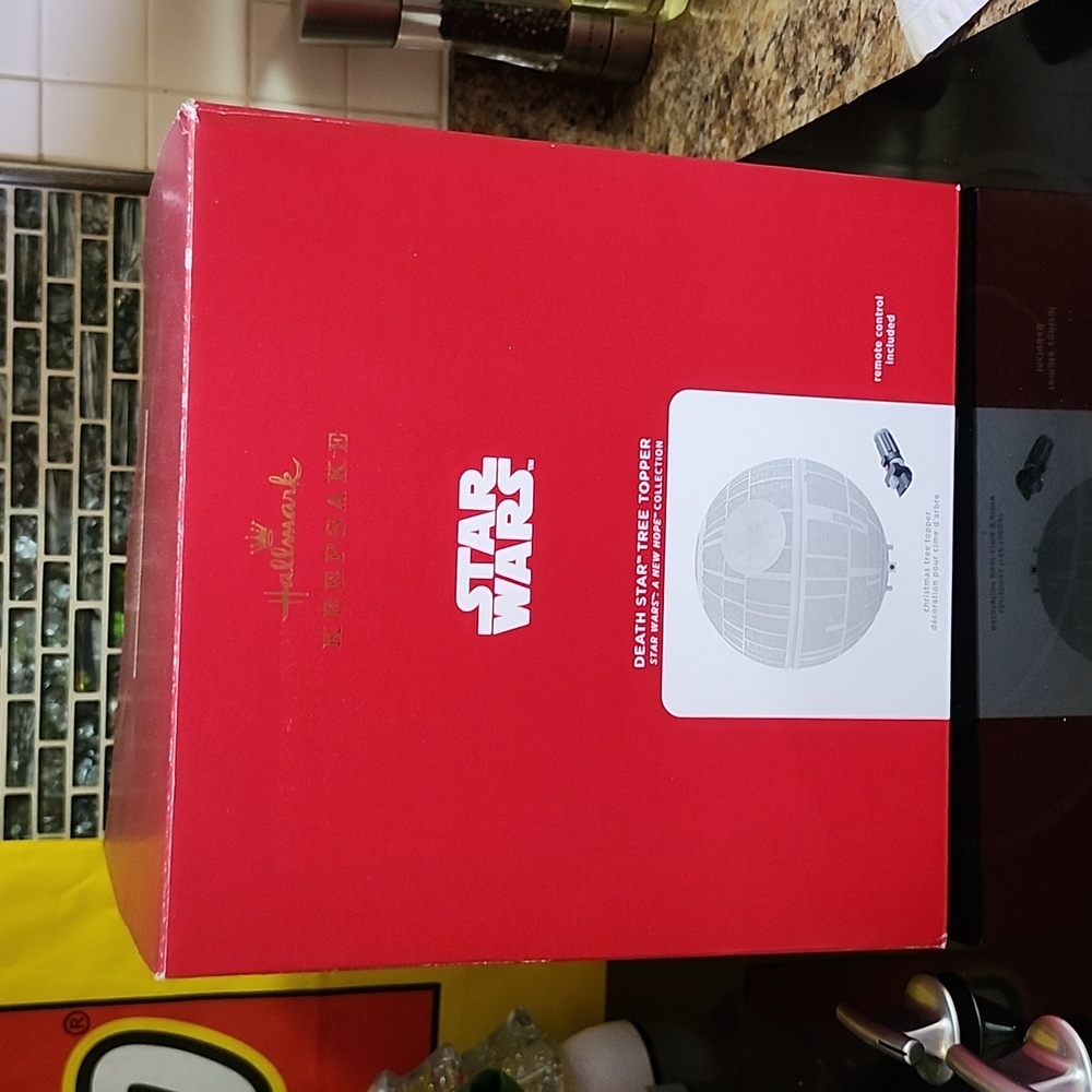 Hallmark death star tree topper.